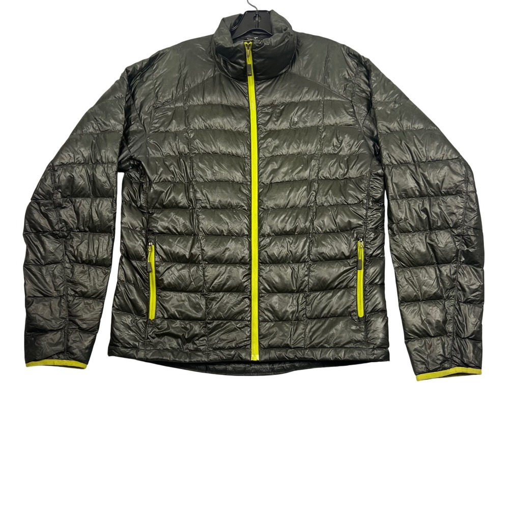 The North Face Mens M Gray Puffer Jacket Summit Series‎ 800 Fill Down Ripstop
